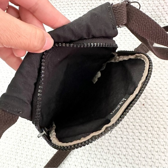 Kipling Black Nylon Live Light New Eldorado Minibag Crossbody Travel Bag No Fob - Picture 9 of 11